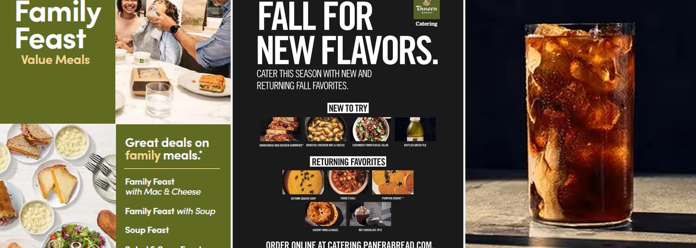 Panera Bread Menu