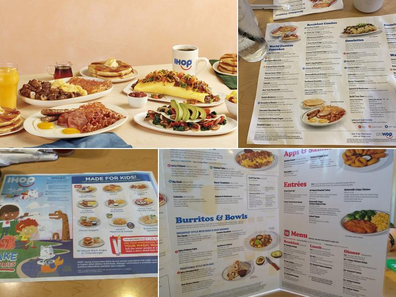 IHOP Menu
