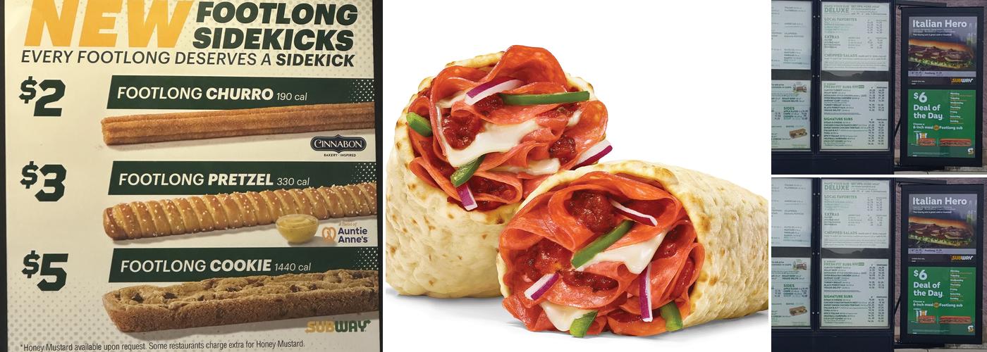 Subway Menu