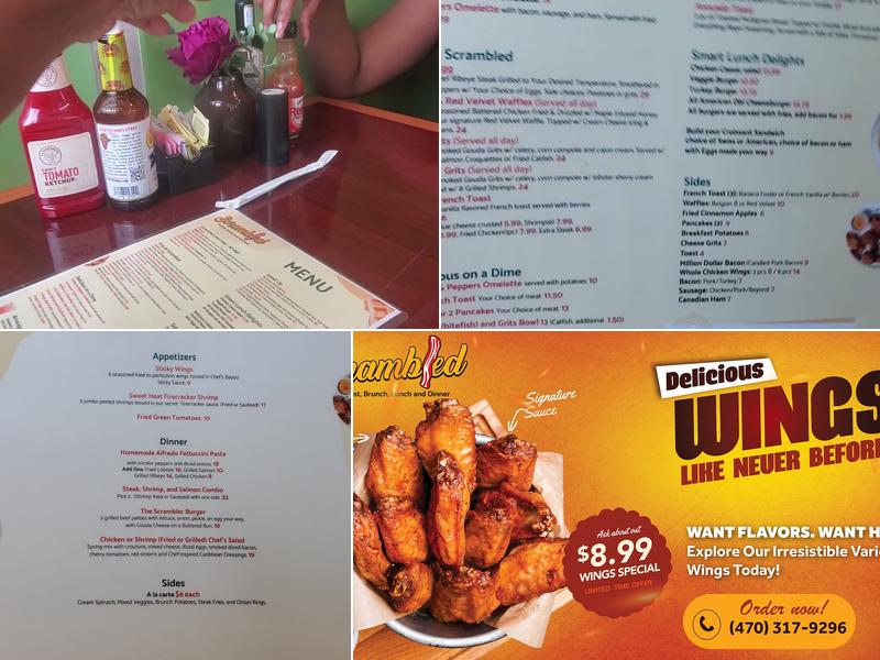 Scrambled Menu