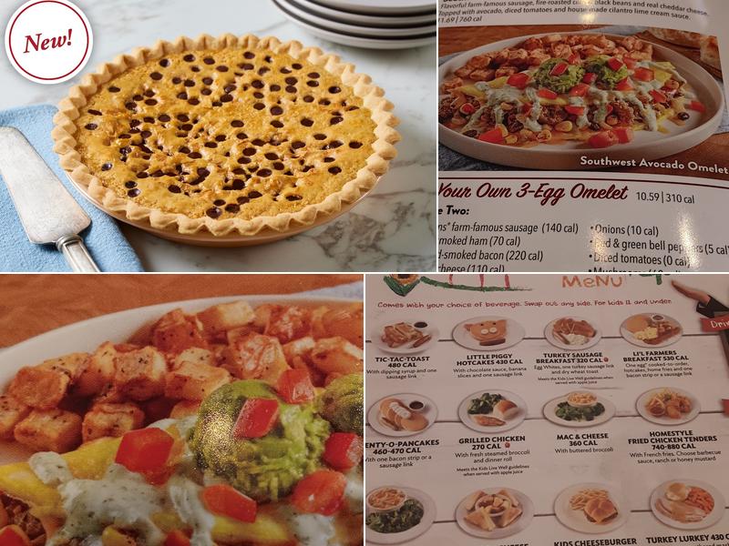 Bob Evans Menu