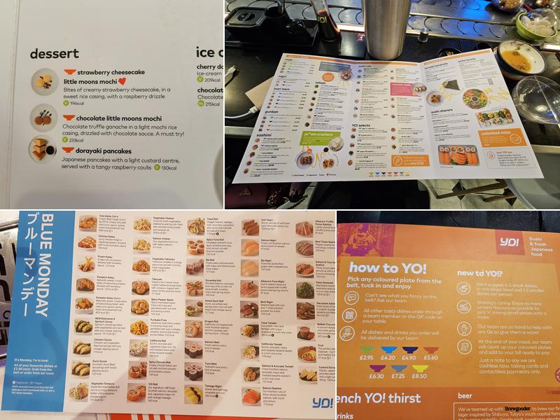 YO! London Selfridges Menu