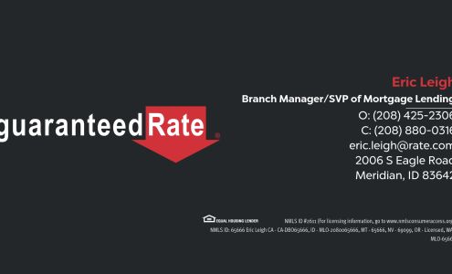 Eric Leigh, Mortgage Lender NMLS #65666