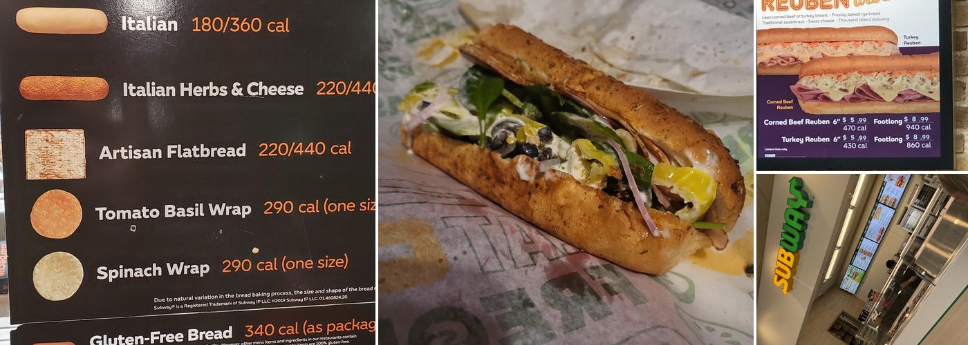 Subway Menu