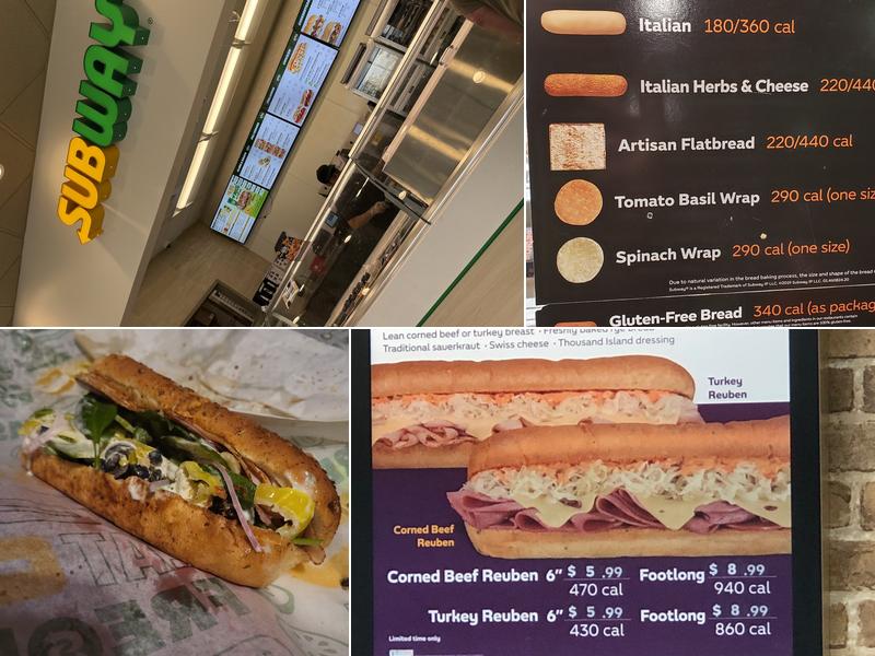 Subway Menu