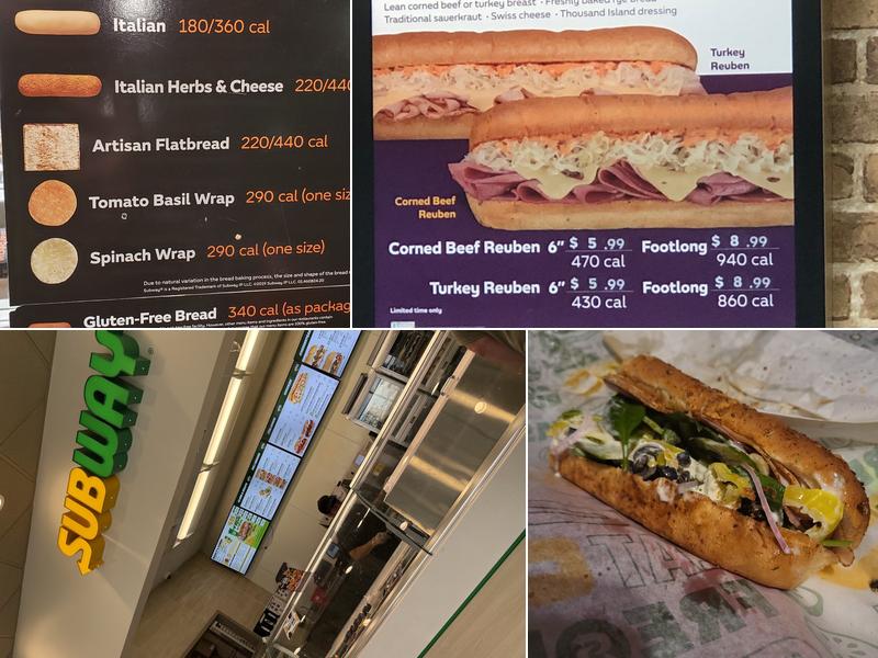 Subway Menu