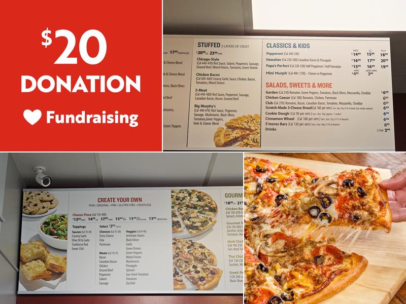 Papa Murphy's | Take 'N' Bake Pizza Menu