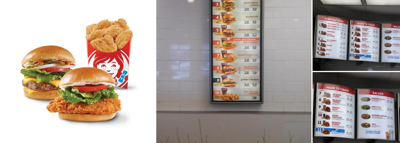 Wendy's Menu