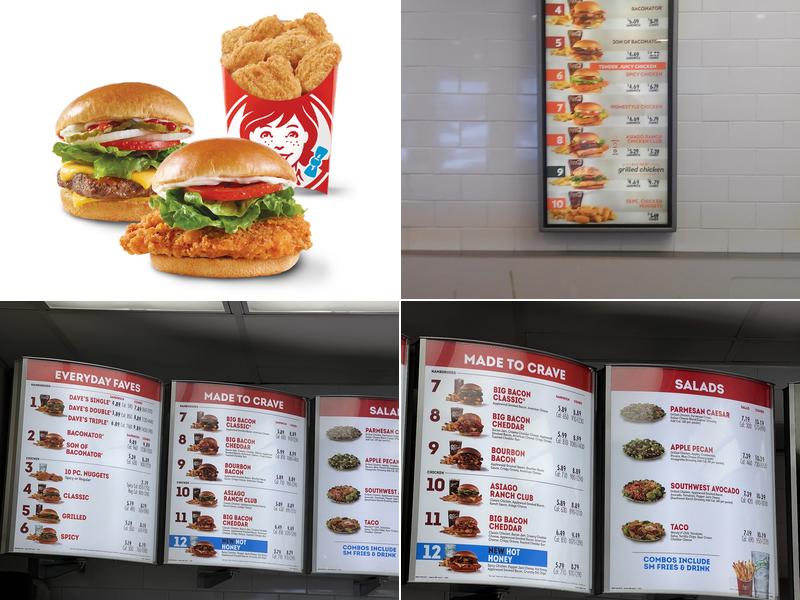 Wendy's Menu