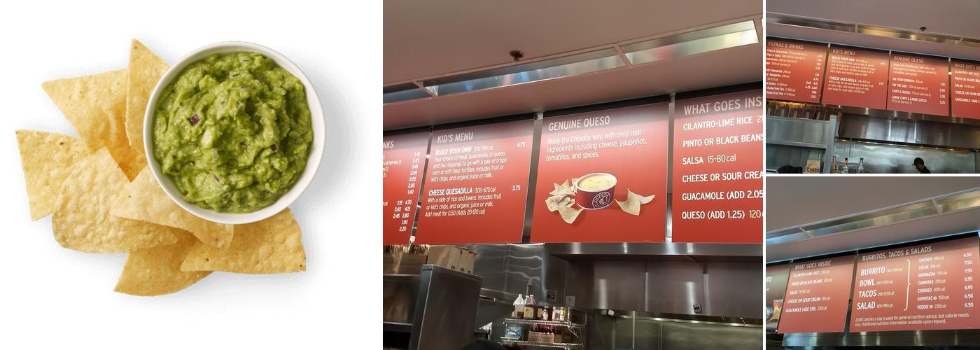 Chipotle Mexican Grill Menu
