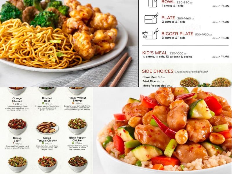 Panda Express Menu