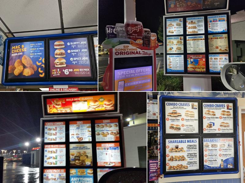 White Castle Menu