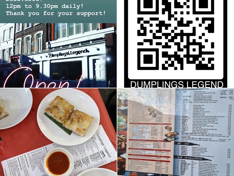 Dumplings' Legend Menu