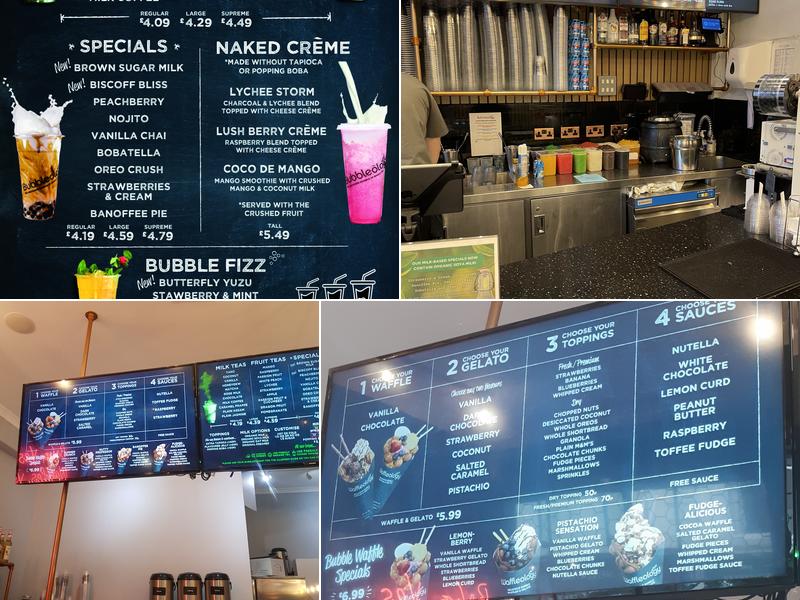 Bubbleology Soho Menu