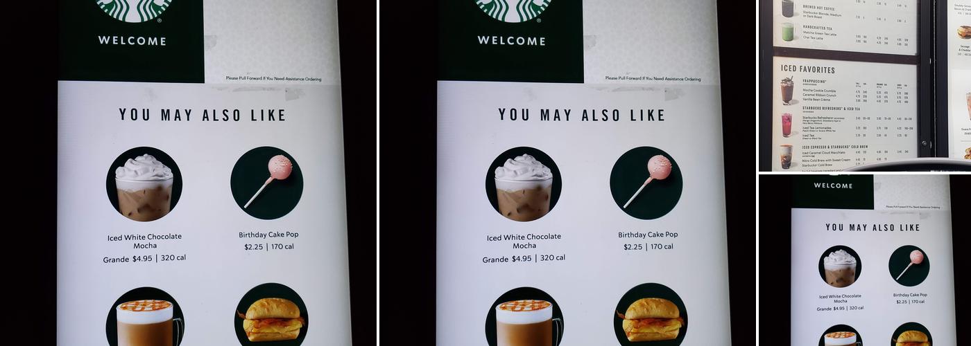 Starbucks Menu