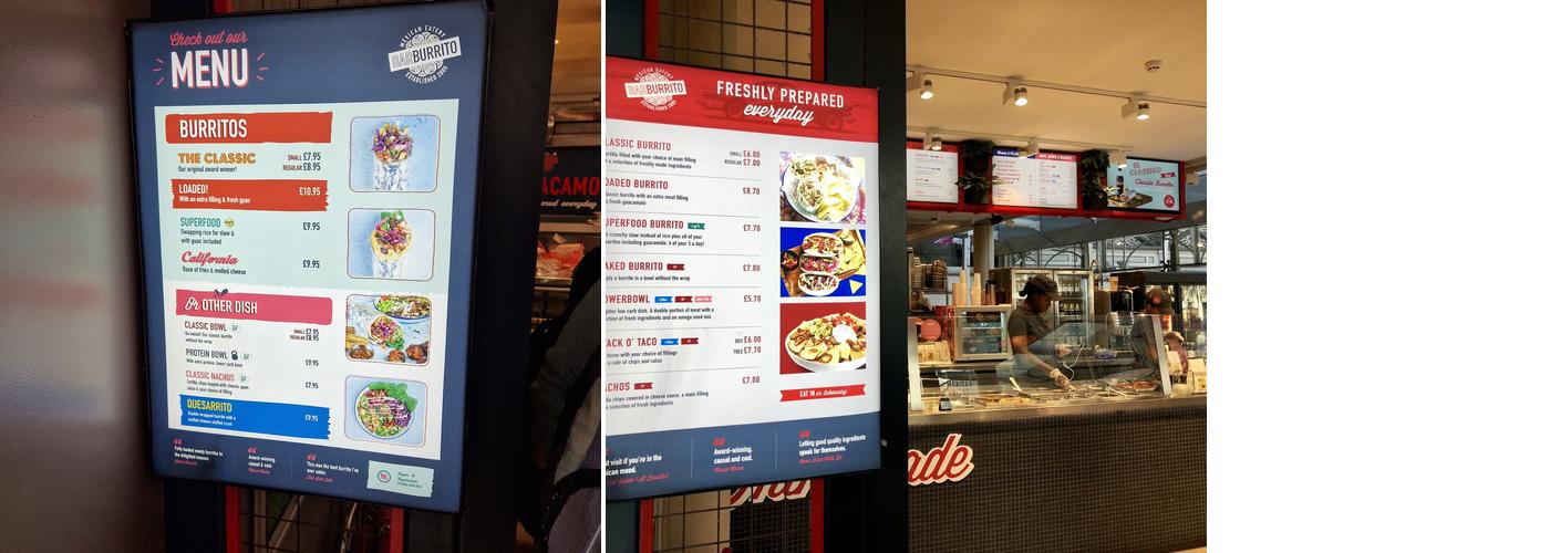 Barburrito Menu