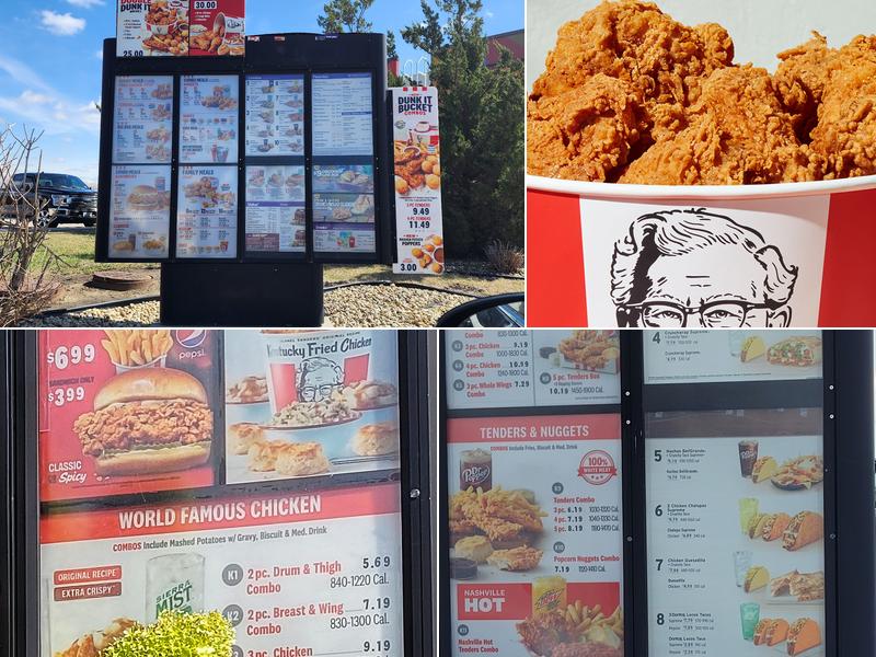 KFC Menu