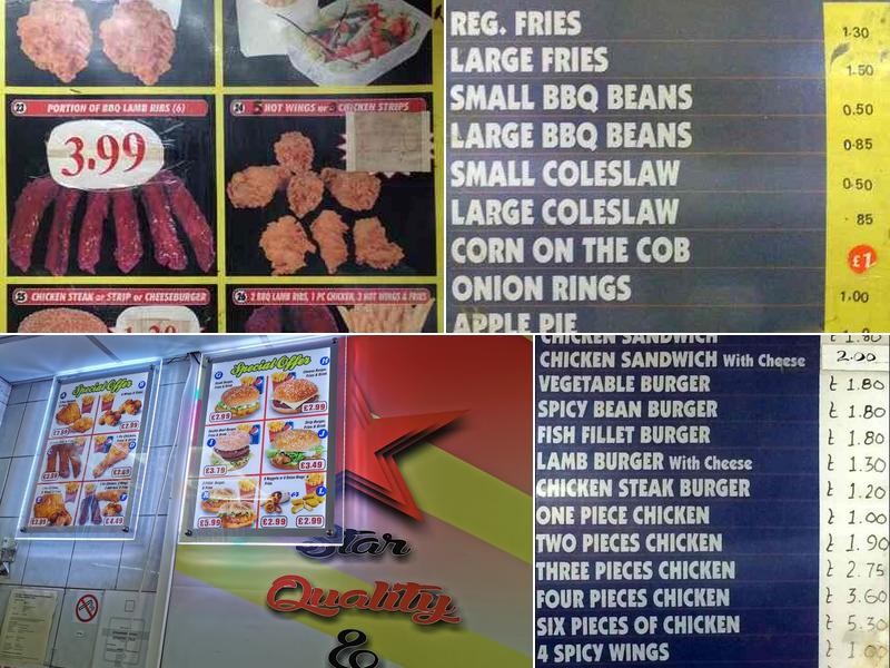 Dixie Chicken Menu