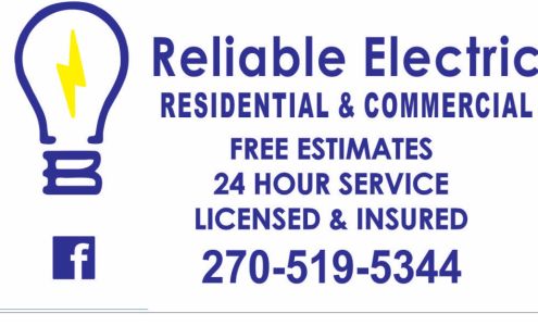 Reliable Electric 621 Washington St, Paducah Kentucky 42003