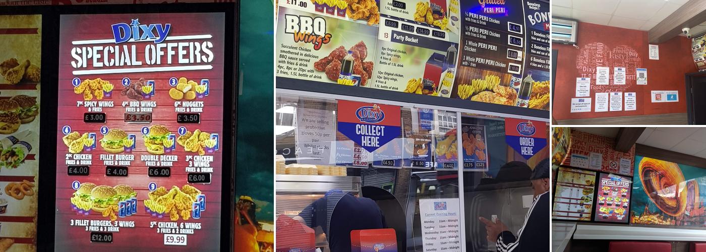 Dixy Chicken Menu