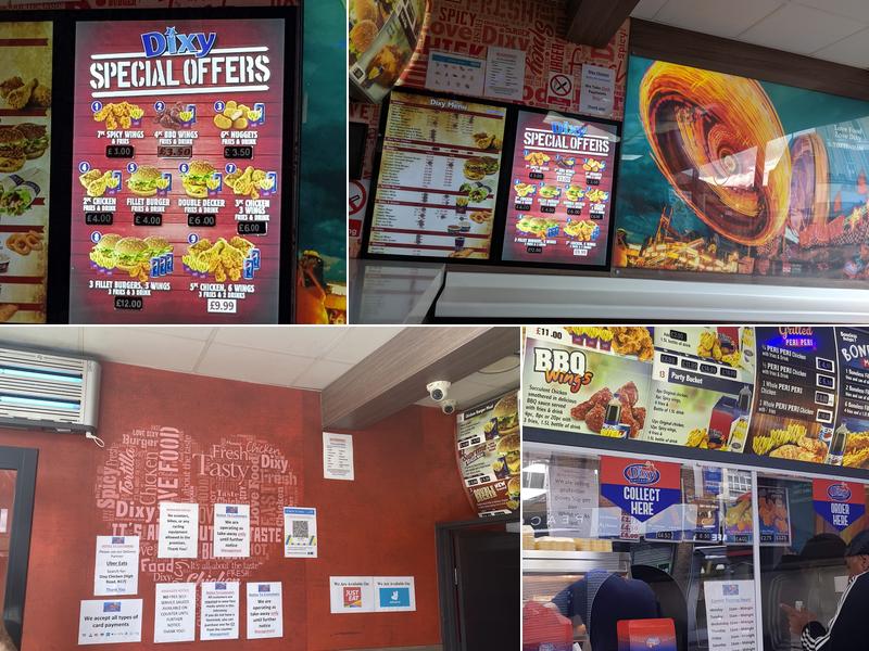 Dixy Chicken Menu