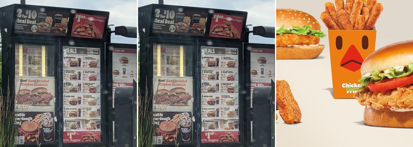 Burger King Menu