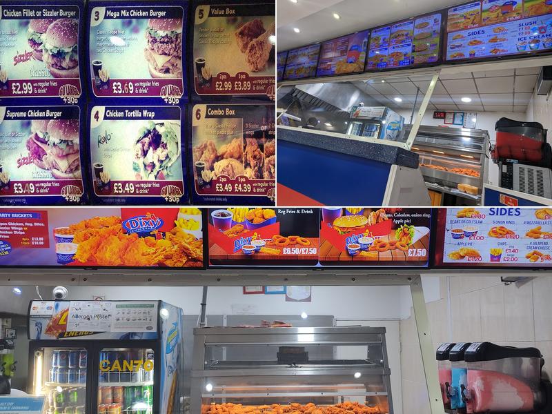 Dixy Chicken Menu