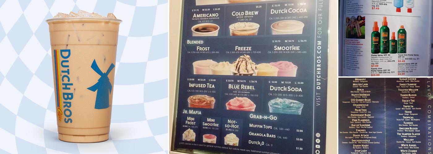 Dutch Bros Coffee Menu