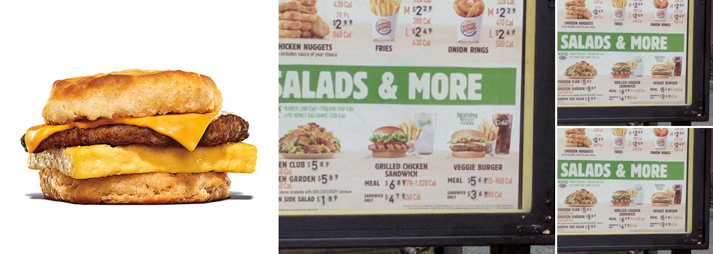 Burger King Menu