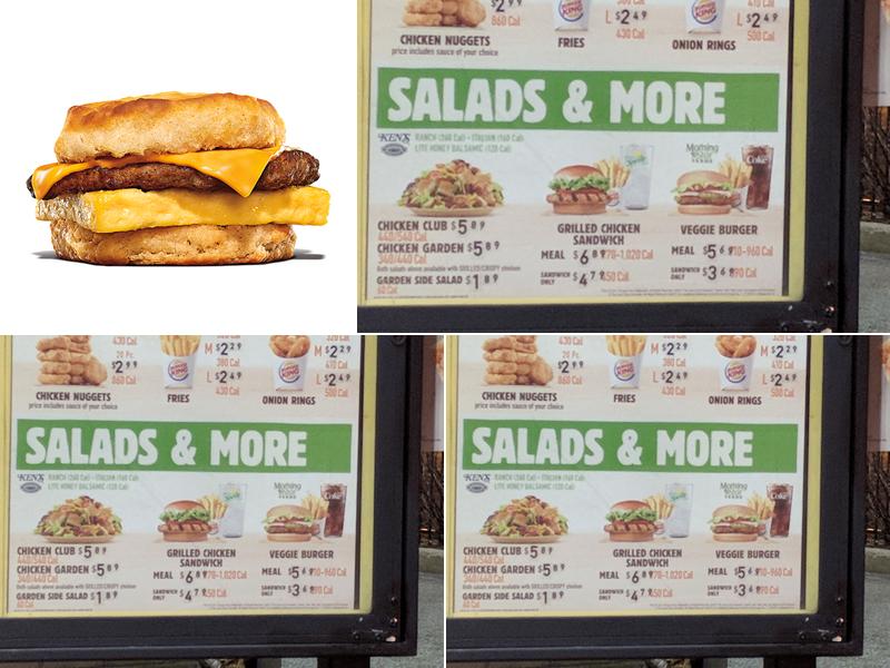 Burger King Menu