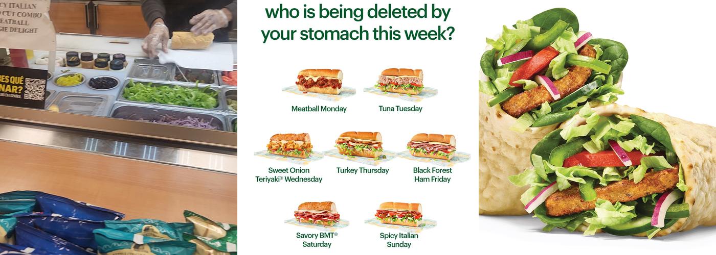 Subway Menu