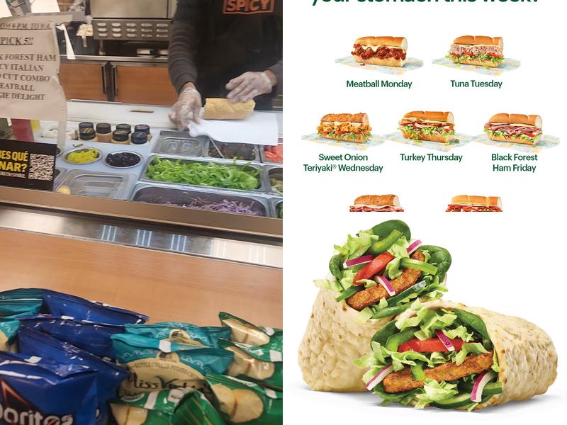 Subway Menu