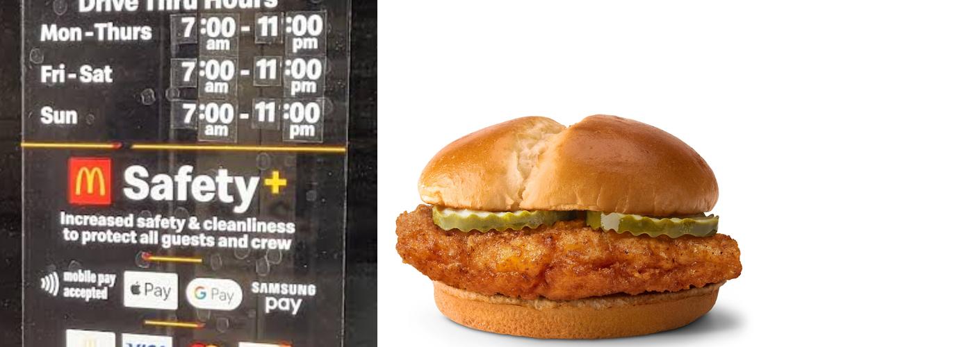 McDonald's Menu
