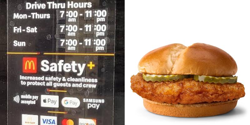 McDonald's Menu