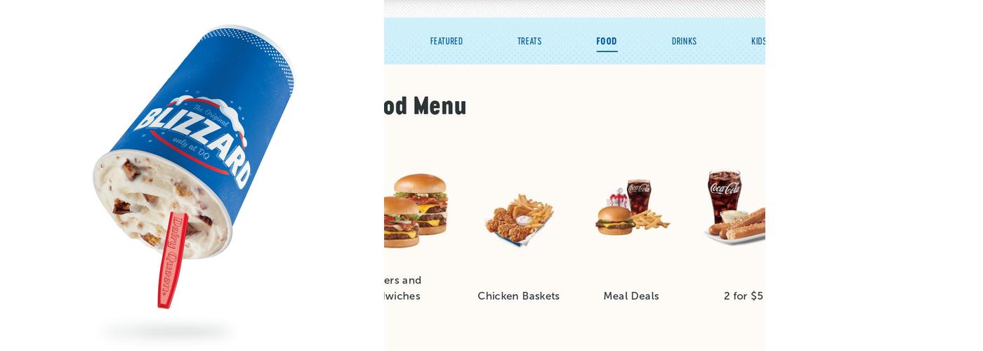 Dairy Queen Menu