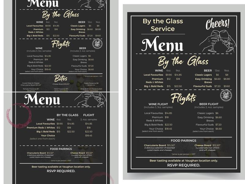 Magnotta Beamsville Menu