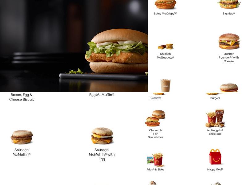McDonald's Menu