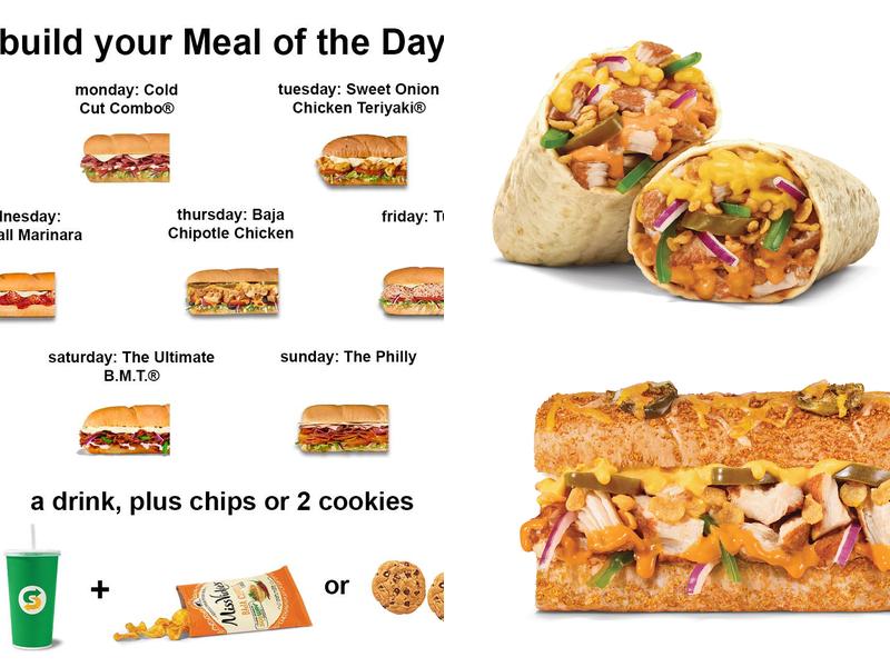 Subway Menu