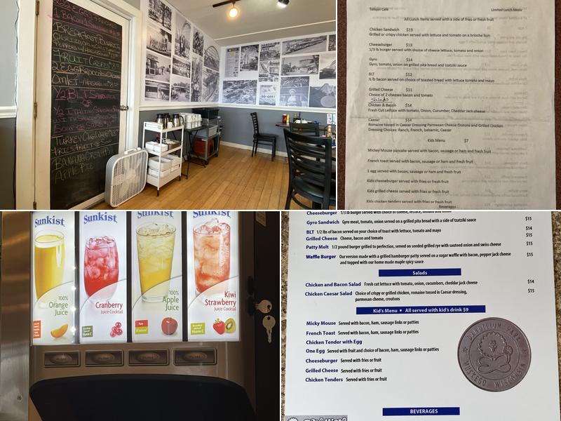 Tail Spin Cafe Menu
