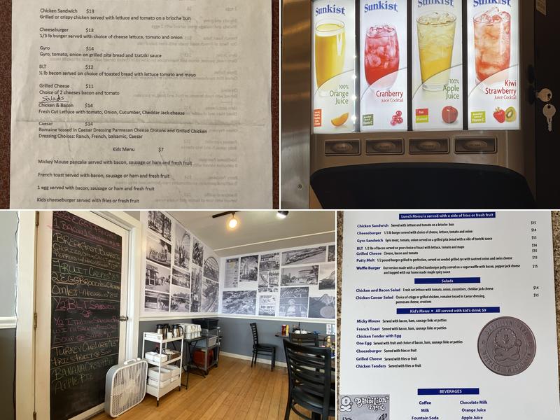 Tail Spin Cafe Menu