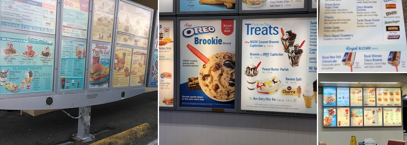 Dairy Queen Menu