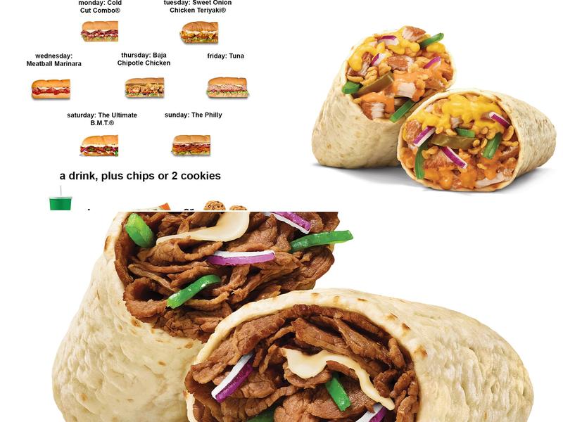 Subway Menu