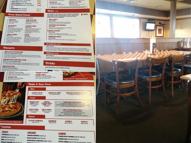 Pizza Hut Menu