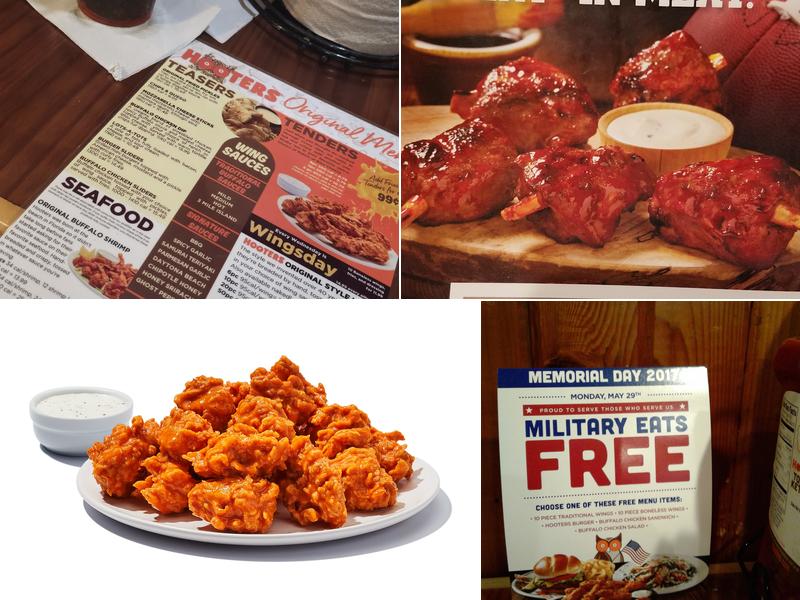 Hooters Menu