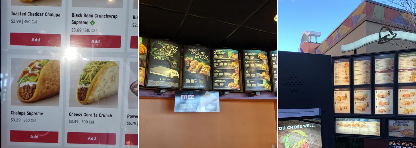 Taco Bell Menu