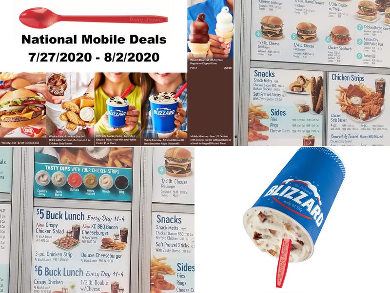 Dairy Queen Grill & Chill Menu