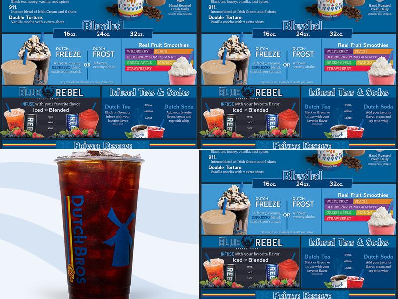 Dutch Bros Coffee Menu