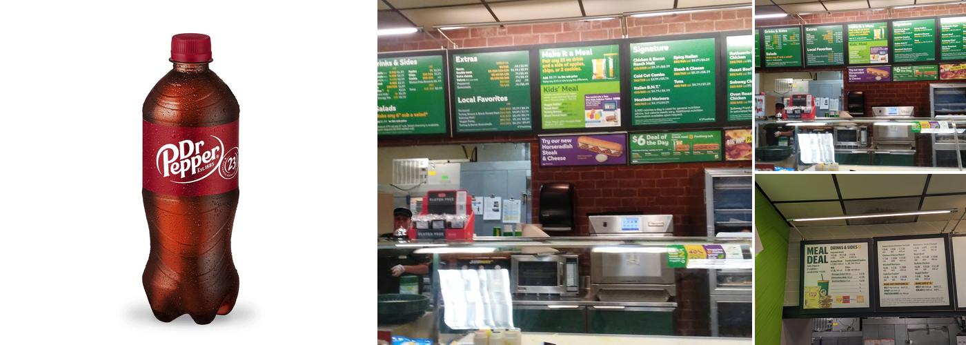 Subway Menu