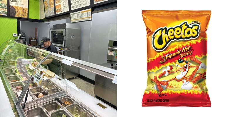 Subway Menu