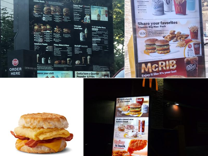 McDonald's Menu